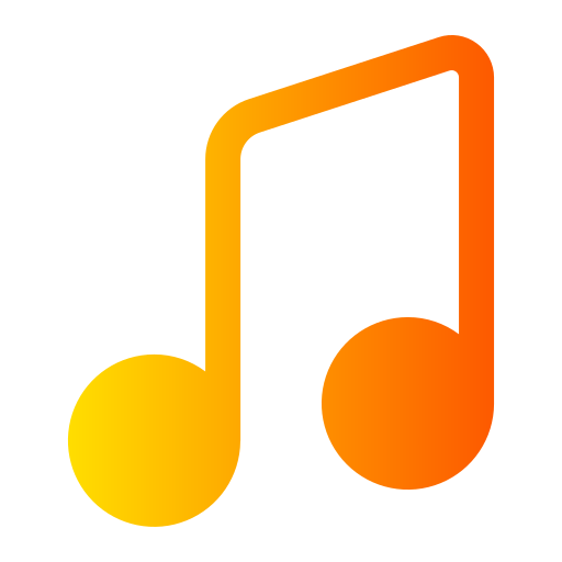 musik Generic Flat Gradient icon