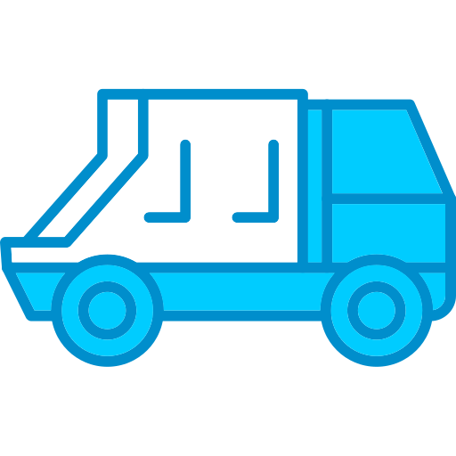 camion de recyclage Generic Blue Icône