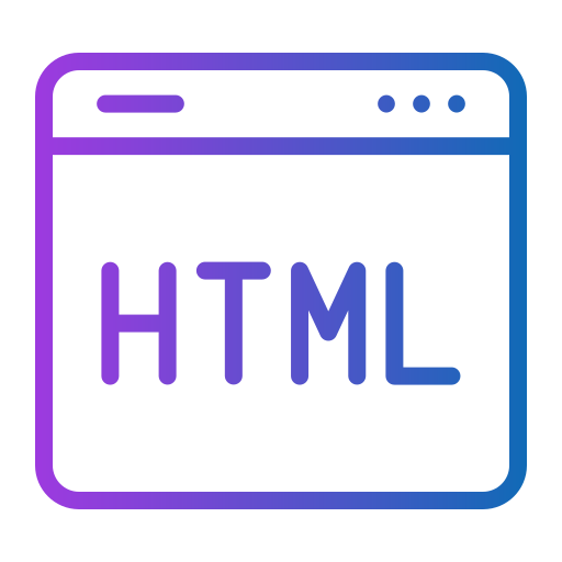 html Generic Gradient icon