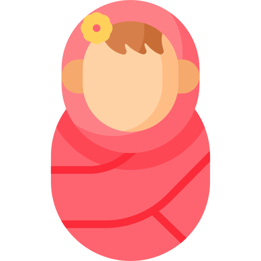 女の赤ちゃん Special Flat icon