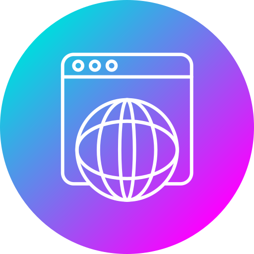 internet Generic Flat Gradient icono