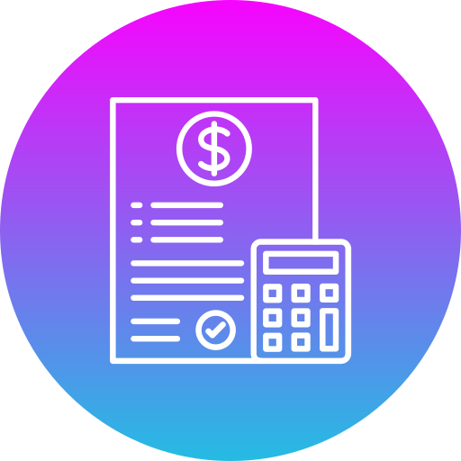 contabilidad Generic Flat Gradient icono