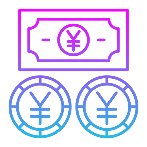 yen Generic Gradient icoon