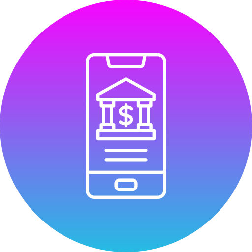 モバイルバンキング Generic Flat Gradient icon