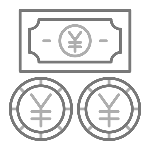 yen Generic Grey icoon