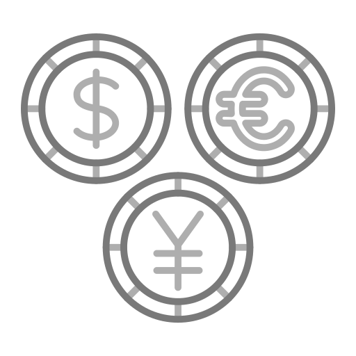 通貨 Generic Grey icon