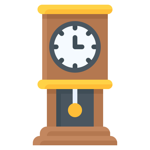 reloj de mesa Generic Flat icono