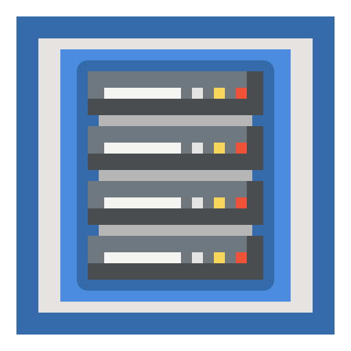 almacenamiento de datos Generic Flat icono