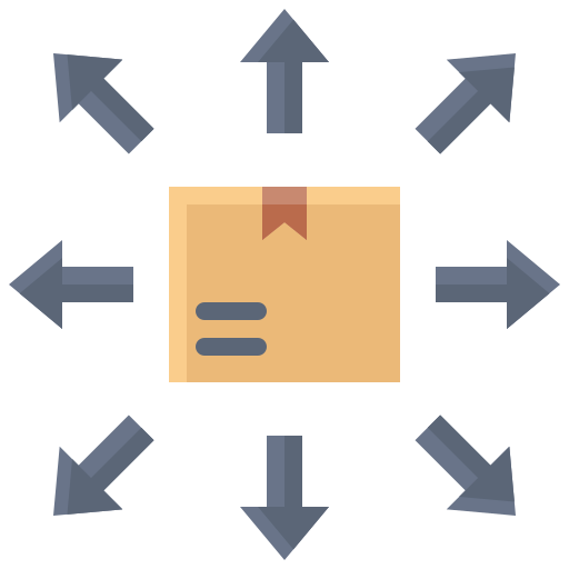 distribución Generic Flat icono