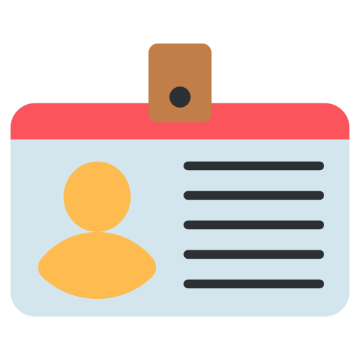 Id card Generic Flat icon