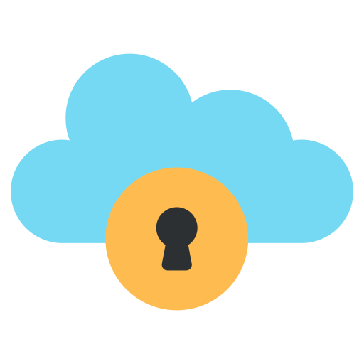 Cloud lock Generic Flat icon