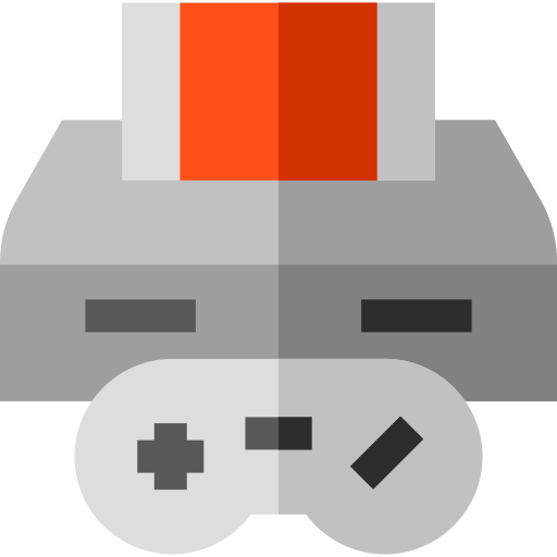 Game console Basic Straight Flat icon