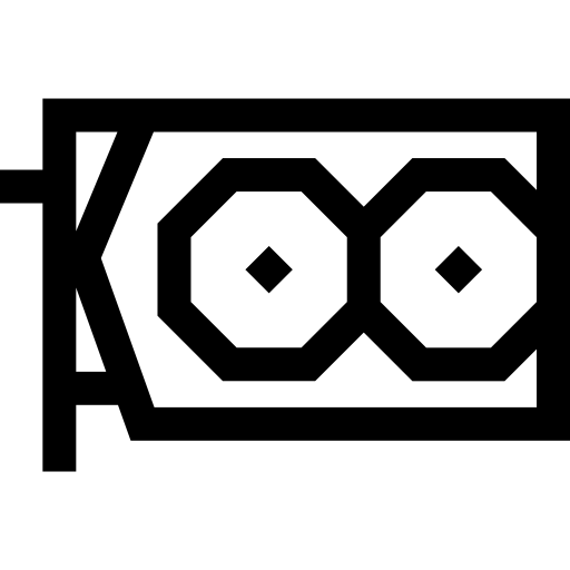 karta graficzna Basic Straight Lineal ikona