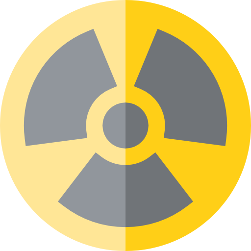 放射線 Basic Straight Flat icon