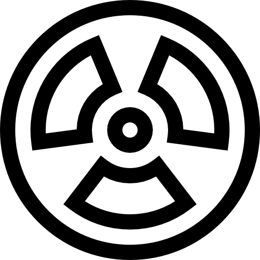 放射線 Basic Straight Lineal icon