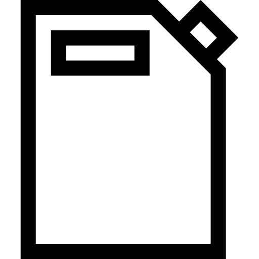 가스 캔 Basic Straight Lineal icon