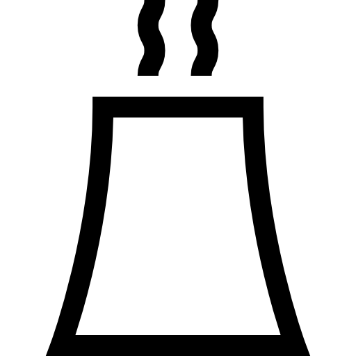 原子力発電所 Basic Straight Lineal icon