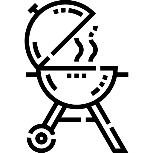 barbacoa Detailed Straight Lineal icono