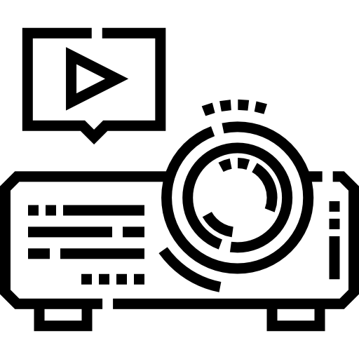 プロジェクター Detailed Straight Lineal icon