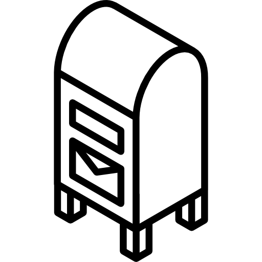 skrzynka pocztowa Basic Miscellany Lineal ikona