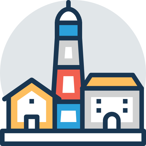 Lighthouse Prosymbols Lineal Color icon
