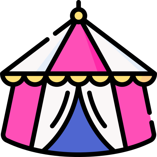 circo Special Lineal color icono