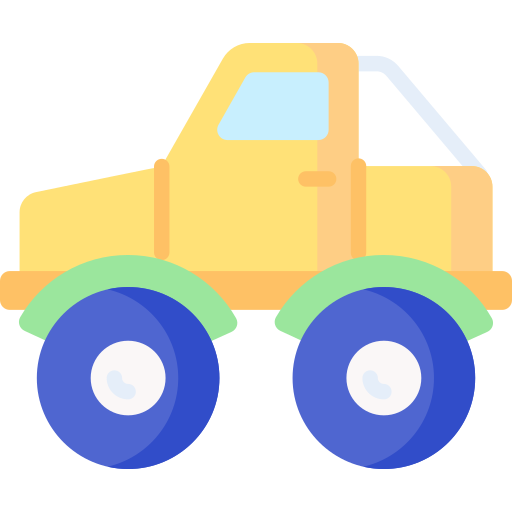 Monster truck Special Flat icon