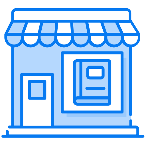 Bookstore Generic Blue icon