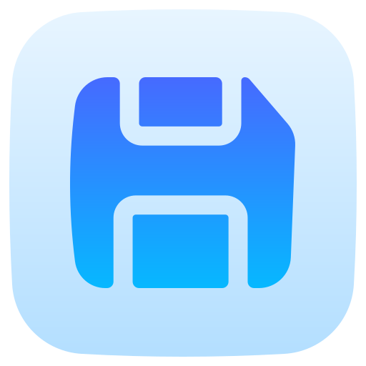 保存 Generic Blue icon