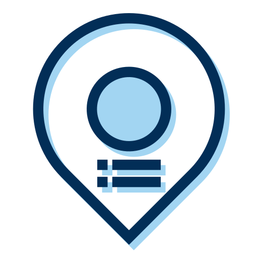 pin mappa Generic Blue icona
