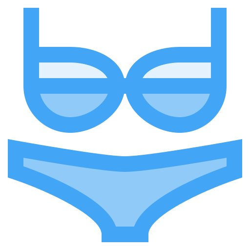 bikini Generic Blue icono