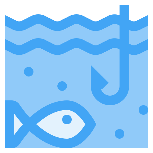 釣り Generic Blue icon