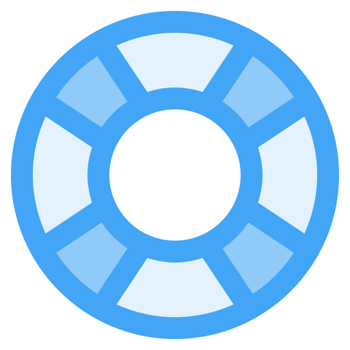 reddingsboei Generic Blue icoon