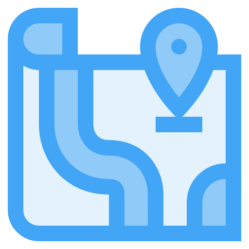 mapa Generic Blue ikona
