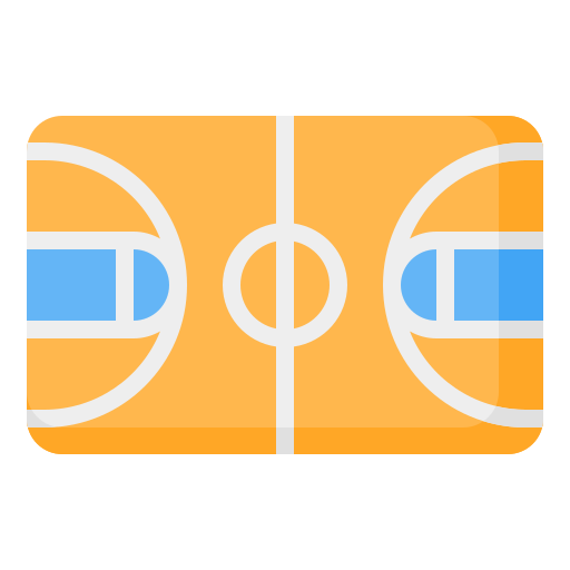 Basketball court Generic Flat icon
