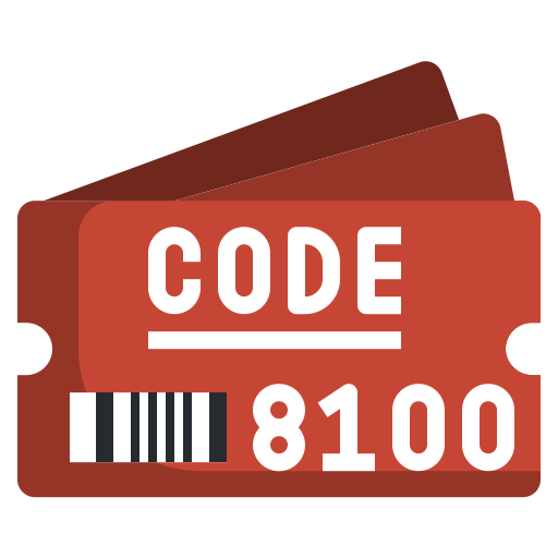 Referral code Generic Flat icon