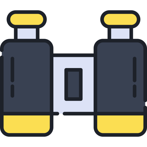 Binocular Generic Outline Color icon