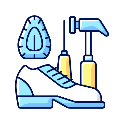 Shoe Generic Thin Outline Color icon