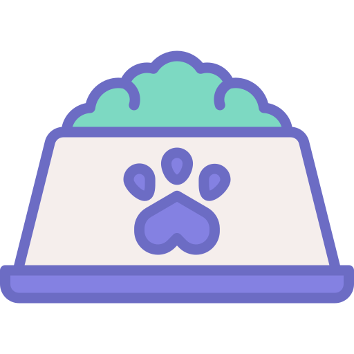 cuenco para mascotas Generic Outline Color icono
