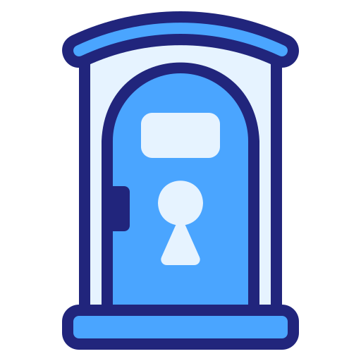 휴대용 화장실 Generic Blue icon