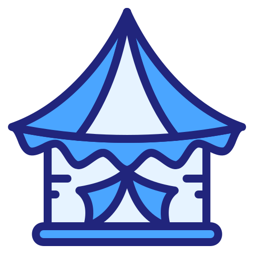 tienda de circo Generic Blue icono