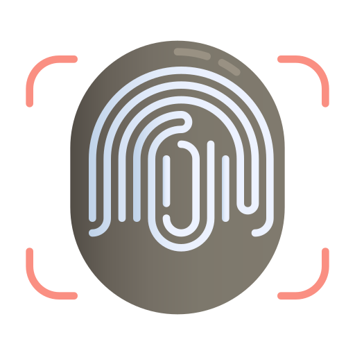 Biometric recognition Generic Flat Gradient icon