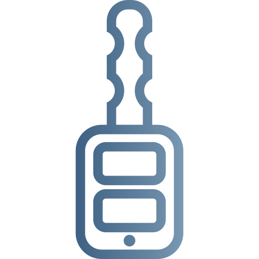 kluczyk samochodowy Generic Gradient ikona