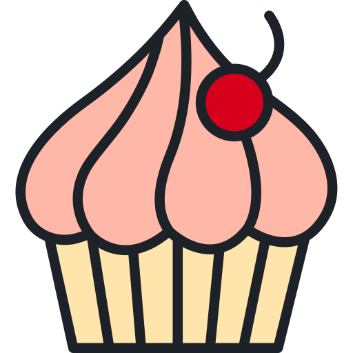 cupcake Generic Outline Color icon