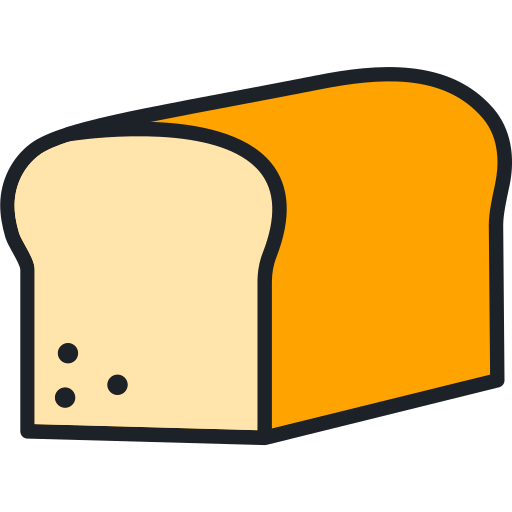 bochenki chleba Generic Outline Color ikona