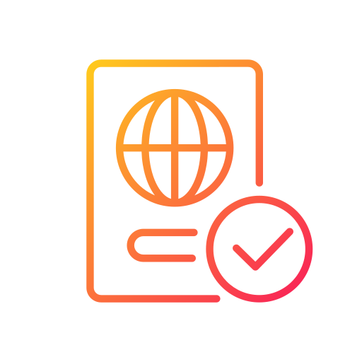 pasaporte Generic Gradient icono