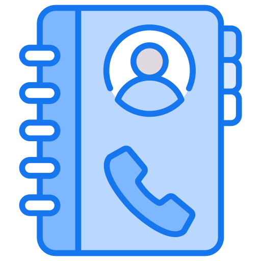 Contact Generic Blue icon
