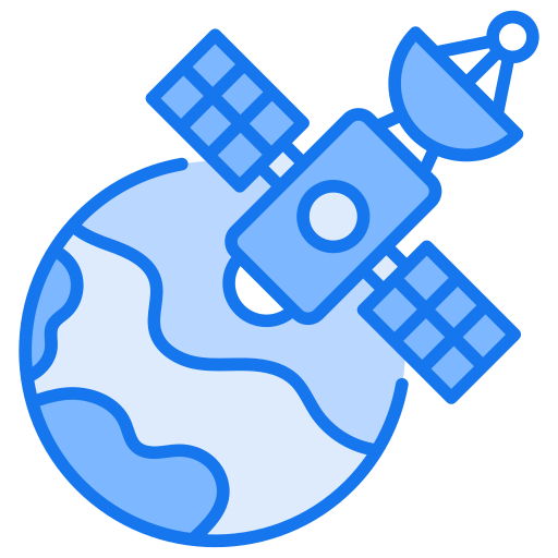 satelliet Generic Blue icoon