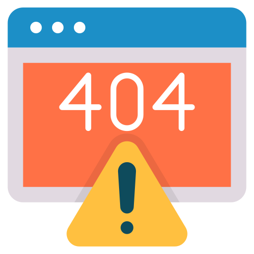 błąd 404 Generic Flat ikona