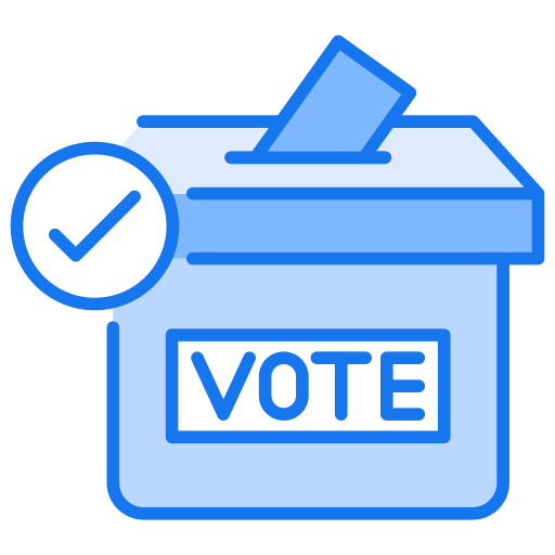 Voting Generic Blue icon